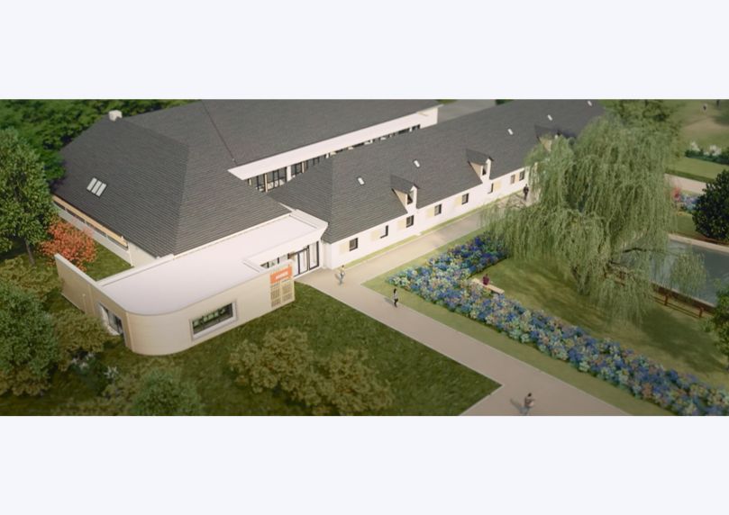 Vue d'artiste du bâtiment de l'unité Pheed rénové